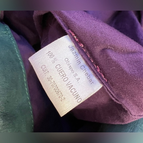 Jazmin Chebar Chic Green Shoulder Slouchy Bag Colorful Tassels Lagenlook - Picture 9 of 15